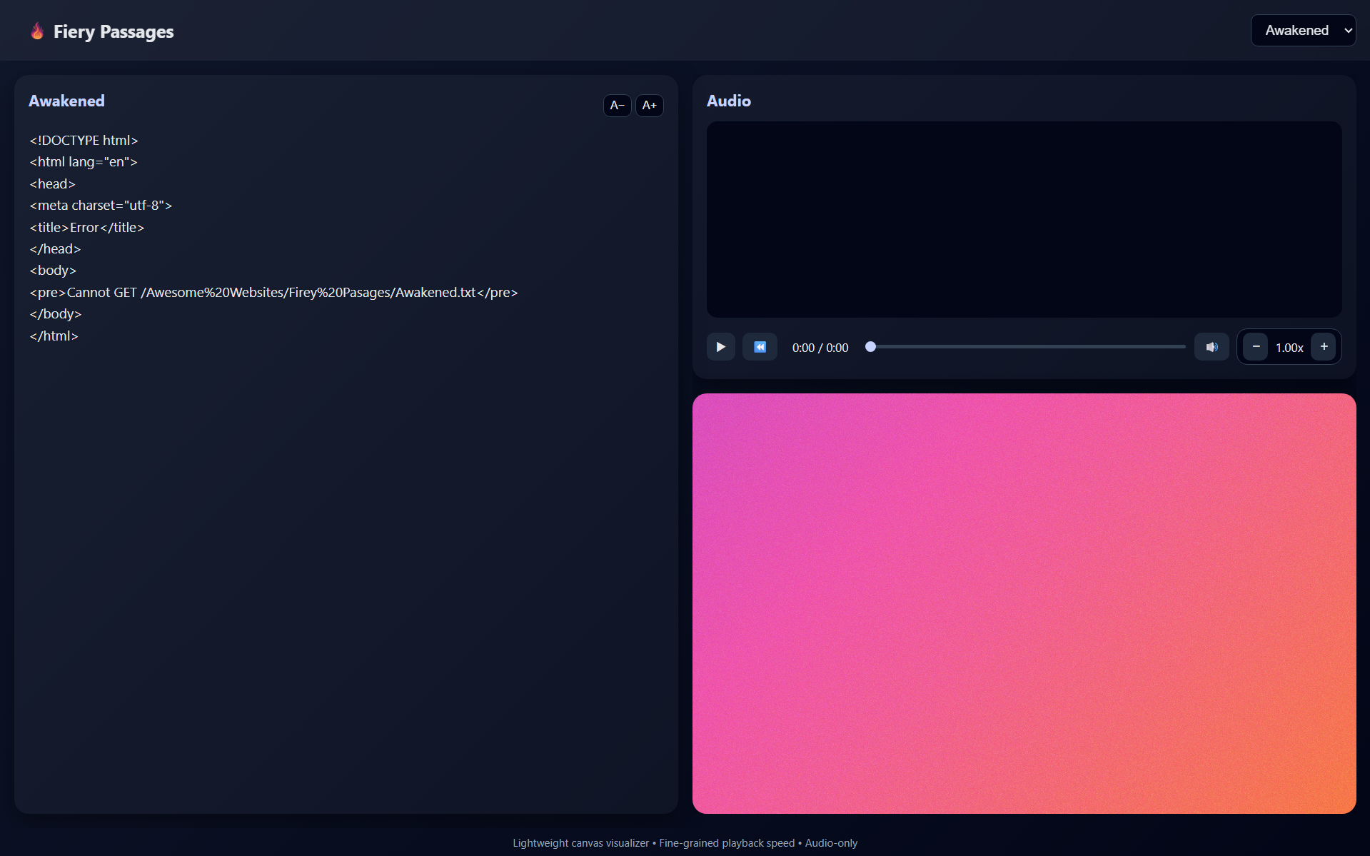 Firey Passages preview